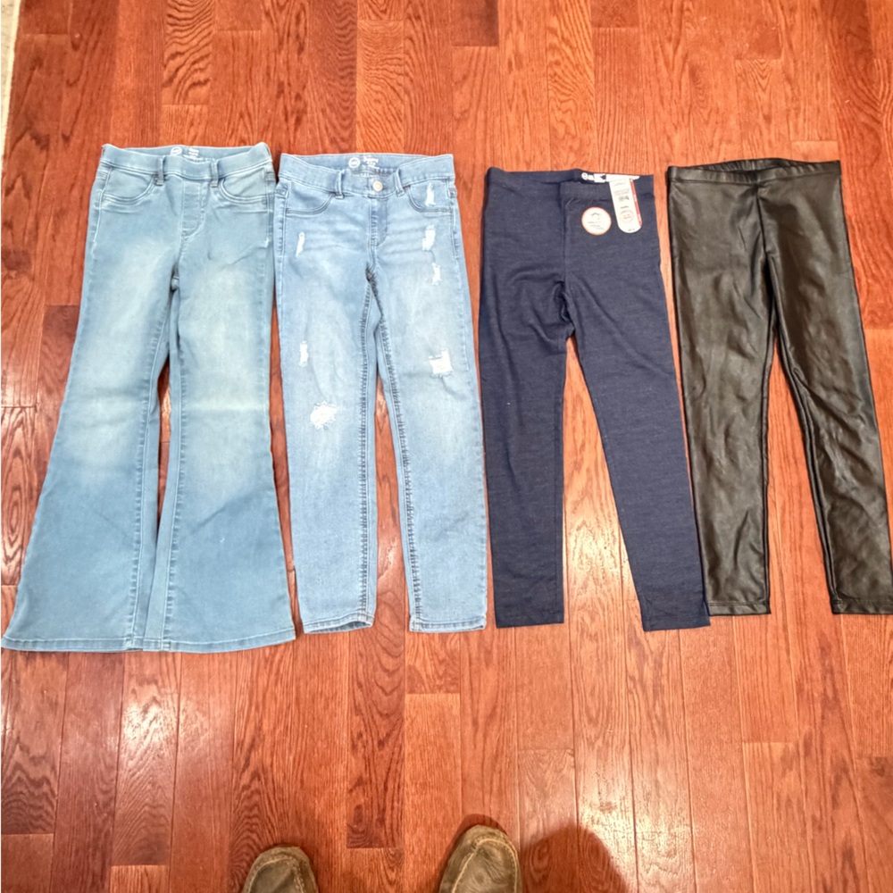 2 Jeans, 1 Pant, 1 Pleather